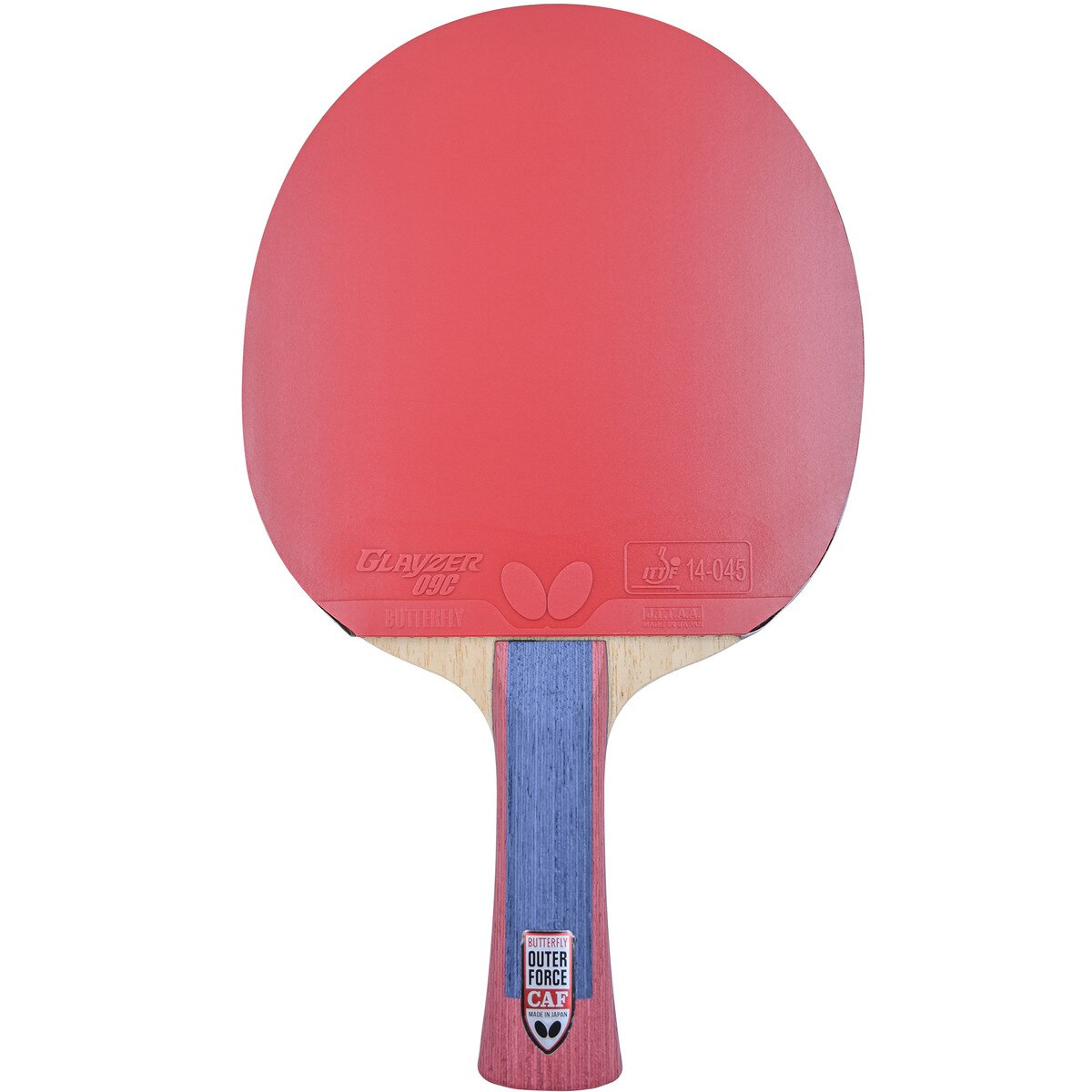Butterfly Table Tennis - Outerforce CAF Pro-Line with Glayzer 09C - Flared (FL) - Front